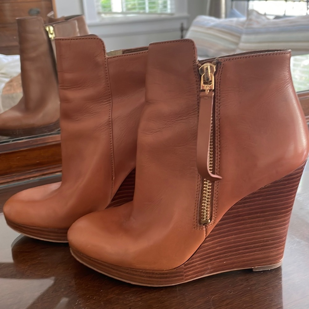 Micheal Kors wedge booties